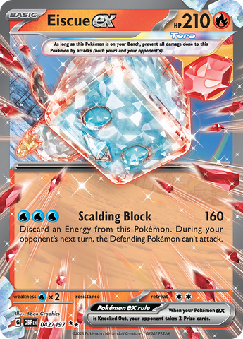 Eiscue ex (042/197) [Scarlet & Violet: Obsidian Flames]