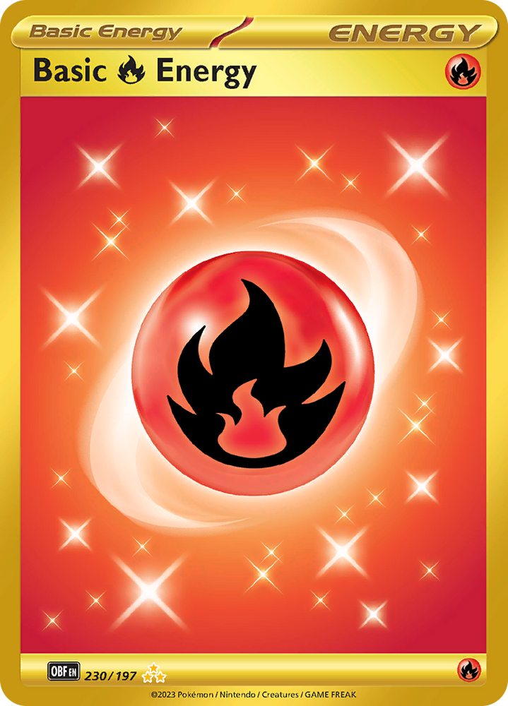 Basic Fire Energy (230/197) [Scarlet & Violet: Obsidian Flames]